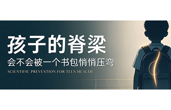 孩子的脊梁，会不会被一个书包悄悄压弯